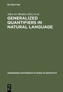 Cover: Generalized Quantifiers in Natural Language - De Gruyter Mouton