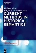 Cover: Current Methods in Historical Semantics - De Gruyter Mouton