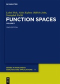 Cover: Function Spaces, 1 - De Gruyter