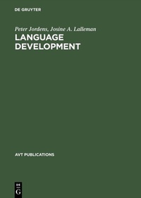 Abbildung von: Language Development - De Gruyter Mouton