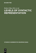 Cover: Levels of Syntactic Representation - De Gruyter Mouton
