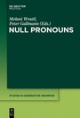 Cover: Null Pronouns - De Gruyter Mouton
