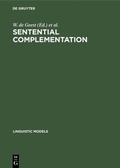 Cover: Sentential Complementation - De Gruyter Mouton