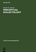 Cover: Perceptual Dialectology - De Gruyter Mouton