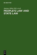 Cover: People's Law and state law - De Gruyter Mouton