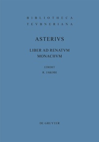 Abbildung von: Liber ad Renatum monachum - De Gruyter