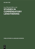 Cover: Studies in Compensatory Lengthening - De Gruyter Mouton