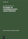 Cover: Studies in Compensatory Lengthening - De Gruyter Mouton