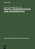 Cover: Truth, Interpretation and Information - De Gruyter Mouton