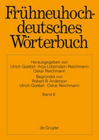 Abbildung von: Frühneuhochdeutsches Wörterbuch / g - glutzen - De Gruyter