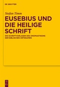 Cover: Eusebius und die Heilige Schrift - De Gruyter