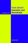 Cover: Sezession und Demokratie - De Gruyter