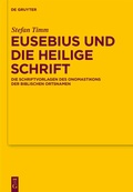 Cover: Eusebius und die Heilige Schrift - De Gruyter