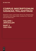 Cover: Jerusalem: 705-1120 - De Gruyter