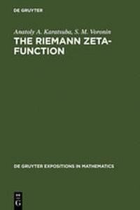 Abbildung von: The Riemann Zeta-Function - De Gruyter