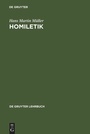 Cover: Homiletik - De Gruyter