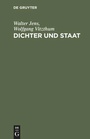 Cover: Dichter und Staat - De Gruyter