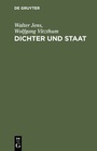 Cover: Dichter und Staat - De Gruyter