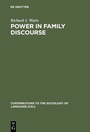 Cover: Power in Family Discourse - De Gruyter Mouton