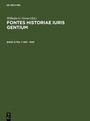 Cover: Fontes Historiae Iuris Gentium / 1815 - 1945 - De Gruyter