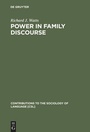Cover: Power in Family Discourse - De Gruyter Mouton