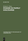 Cover: Power in Family Discourse - De Gruyter Mouton