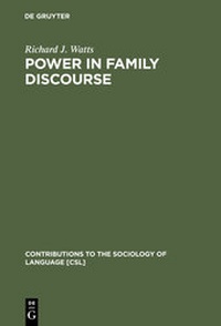 Abbildung von: Power in Family Discourse - De Gruyter Mouton