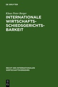 Abbildung von: Internationale Wirtschaftsschiedsgerichtsbarkeit - De Gruyter