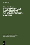Abbildung von: Internationale Wirtschaftsschiedsgerichtsbarkeit - De Gruyter