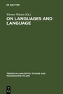 Bild: On Languages and Language - De Gruyter Mouton