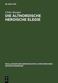 Cover: Die altnordische Heroische Elegie - De Gruyter