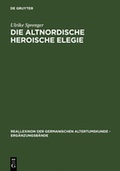 Cover: Die altnordische Heroische Elegie - De Gruyter