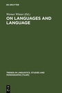 Bild: On Languages and Language - De Gruyter Mouton