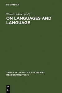 Abbildung von: On Languages and Language - De Gruyter Mouton