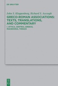 Cover: Attica, Central Greece, Macedonia, Thrace - De Gruyter