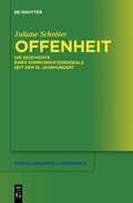 Cover: Offenheit - De Gruyter
