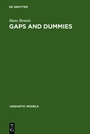 Cover: Gaps and Dummies - De Gruyter Mouton