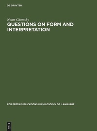 Enlarge image Cover: Questions on Form and Interpretation - De Gruyter Mouton