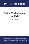 Cover: Fr&uuml;he Vorlesungen im Exil - De Gruyter
