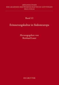 Abbildung von: Erinnerungskultur in Südosteuropa - De Gruyter