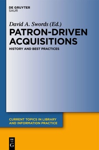 Abbildung von: Patron-Driven Acquisitions - De Gruyter Saur