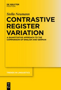 Enlarge image Cover: Contrastive Register Variation - De Gruyter Mouton