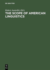 Enlarge image Cover: The Scope of American Linguistics - De Gruyter Mouton