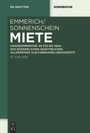 Cover: Miete - De Gruyter