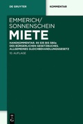 Cover: Miete - De Gruyter