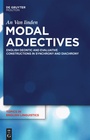 Cover: Modal Adjectives - De Gruyter Mouton