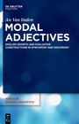 Cover: Modal Adjectives - De Gruyter Mouton