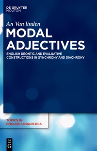 Enlarge image Cover: Modal Adjectives - De Gruyter Mouton