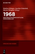 Cover: 1968 - De Gruyter