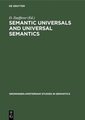 Cover: Semantic Universals and Universal Semantics - De Gruyter Mouton